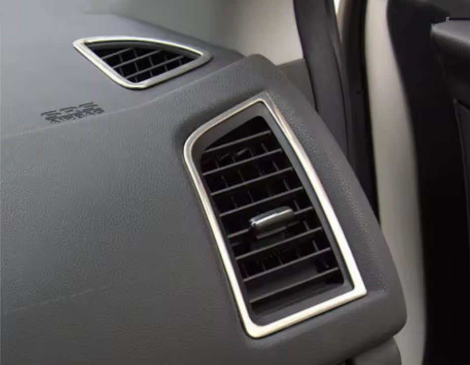 Edelstahl Blenden Set für Lüftungsdüsen – Mitsubishi ASX (2011–2019) Rahmen Abdeckung