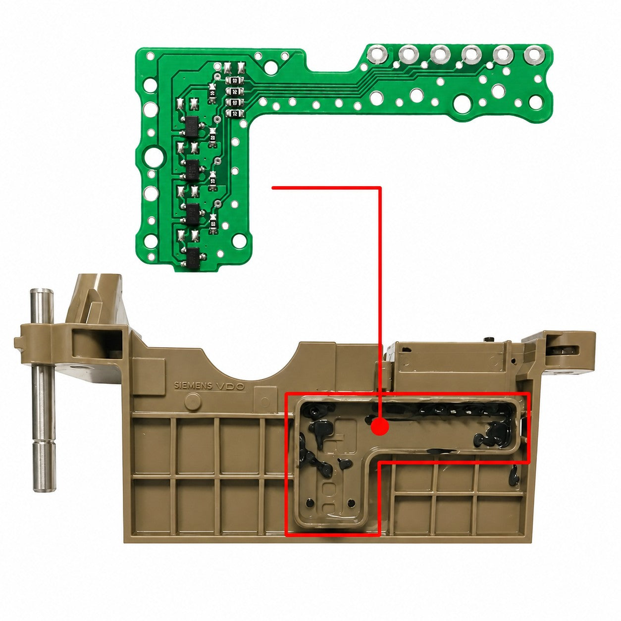 6HP21 Getriebesensor Reparaturplatine für für BMW und Jaguar L1 L2 L3 L4 TCU EG