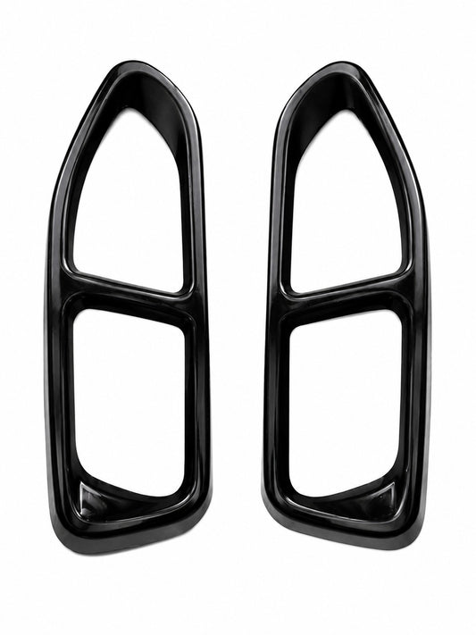Auspuffblenden für BMW M-Modell 7er G11 G12 (2016-2018) Rahmen Abdeckung Schwarz Glanz
