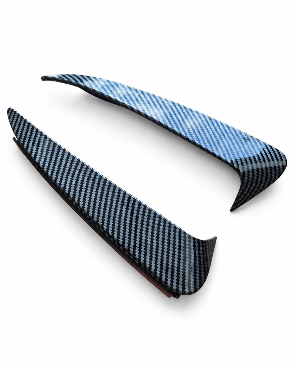Heckstoßstange Flossen für Mercedes Benz Aero Flaps W205 C43 C63 AMG Carbon Look