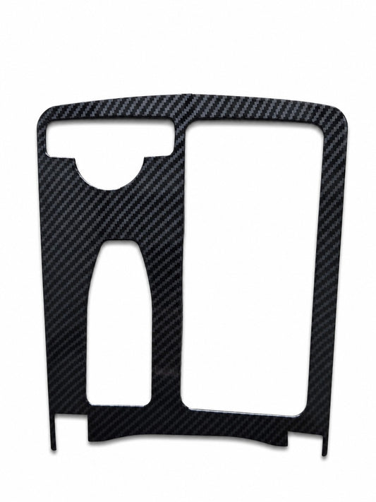 Getränkehalter Abdeckung für Mercedes C W204 E W207 W212 Mittelkonsole Blende Carbon Look