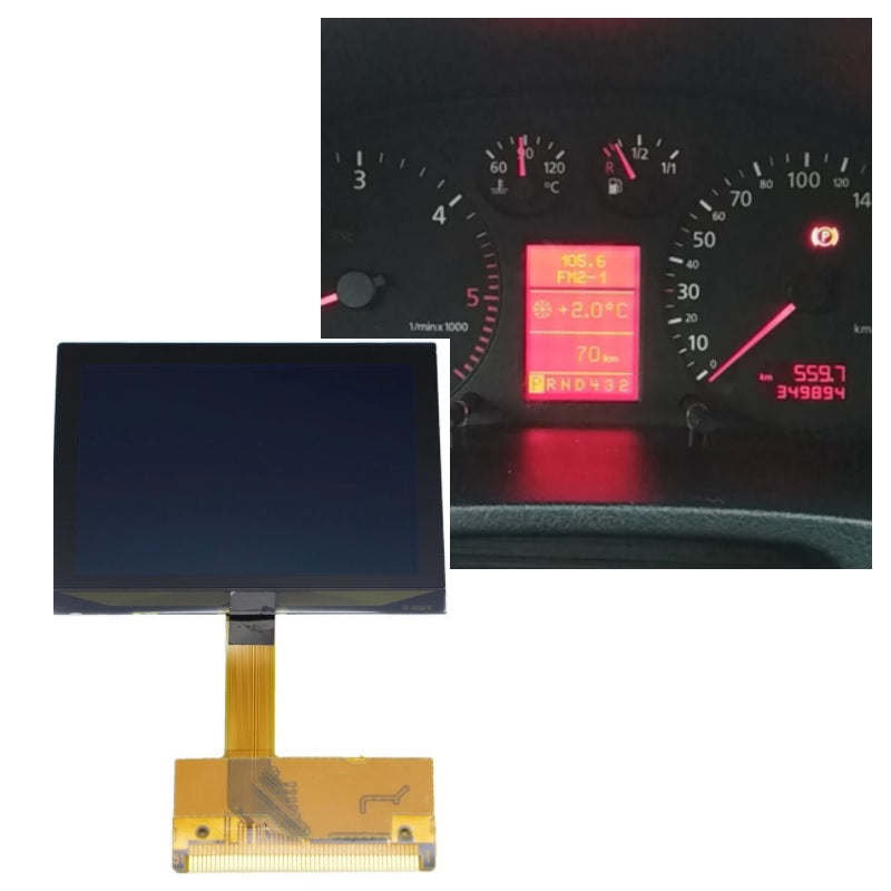 Tacho LCD Display JAEGER für AUDI TT A3 S3 A4 S4 A6 S6 Dashboard