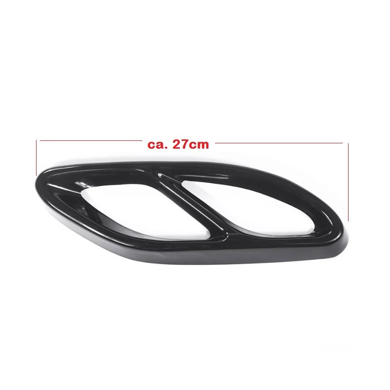 Auspuffblenden für Mercedes A B C E GLC GLE GLS Auspuff Rahmen Abdeckung AMG V8
