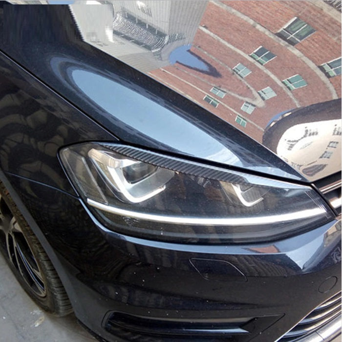 Scheinwerferblenden für VW GOLF 7 VII  Carbon Look Böser Blick